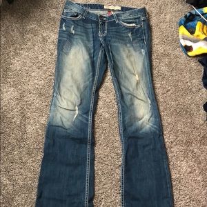 Women’s buckle jeans